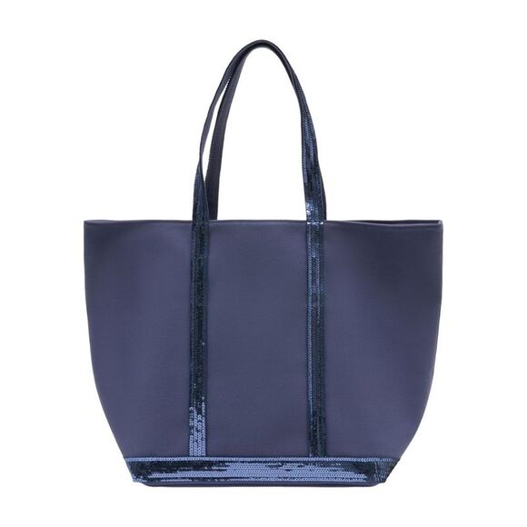 L Shopper Bag - Vanessa Bruno - Cotton - Blue